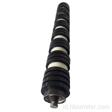 Sabuk pembersih roller spiral karet pembersih mandiri